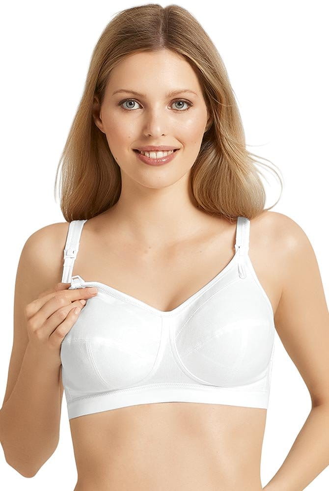 Anita Maternity Still-BH Miss Cotton 5051 weiß - Vorderansicht