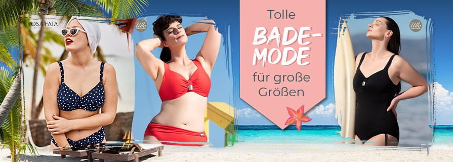 Tolle Bademode für große Größen