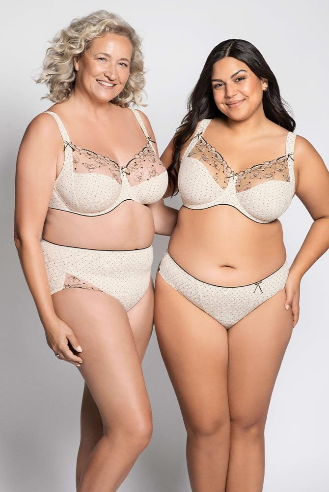 Ulla Bügel-BH Marilyn 4523 elfenbein mit Taillenslip und Stringpanty (separat erhältlich)