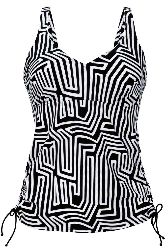 ROSA FAIA Tankini-Oberteil Malaika 8854-1 schwarz