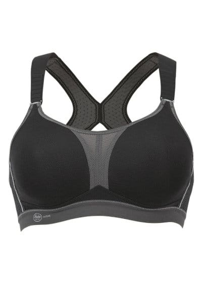 Anita Sport-BH-Dynamix Star 5537 schwarz/anthrazit Vorderansicht