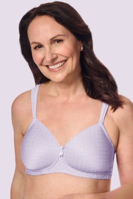 Amoena Prothesen-BH Cara SBP 45074 lavendel - Vorderansicht