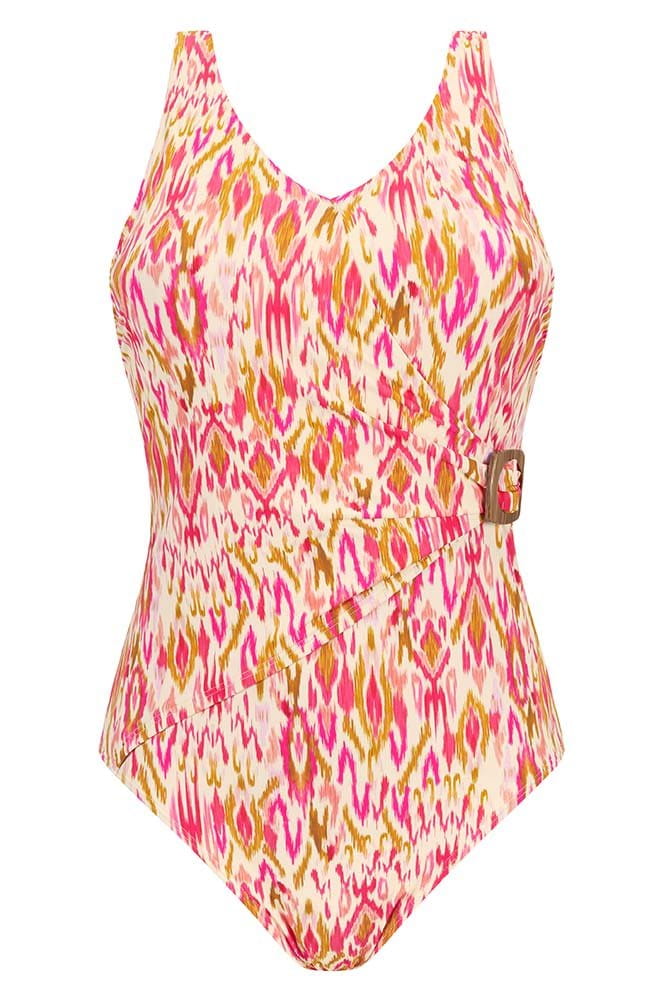 Amoena Prothesen-Badeanzug Istria HB 71809 grapefruit/bunt - Vorderansicht