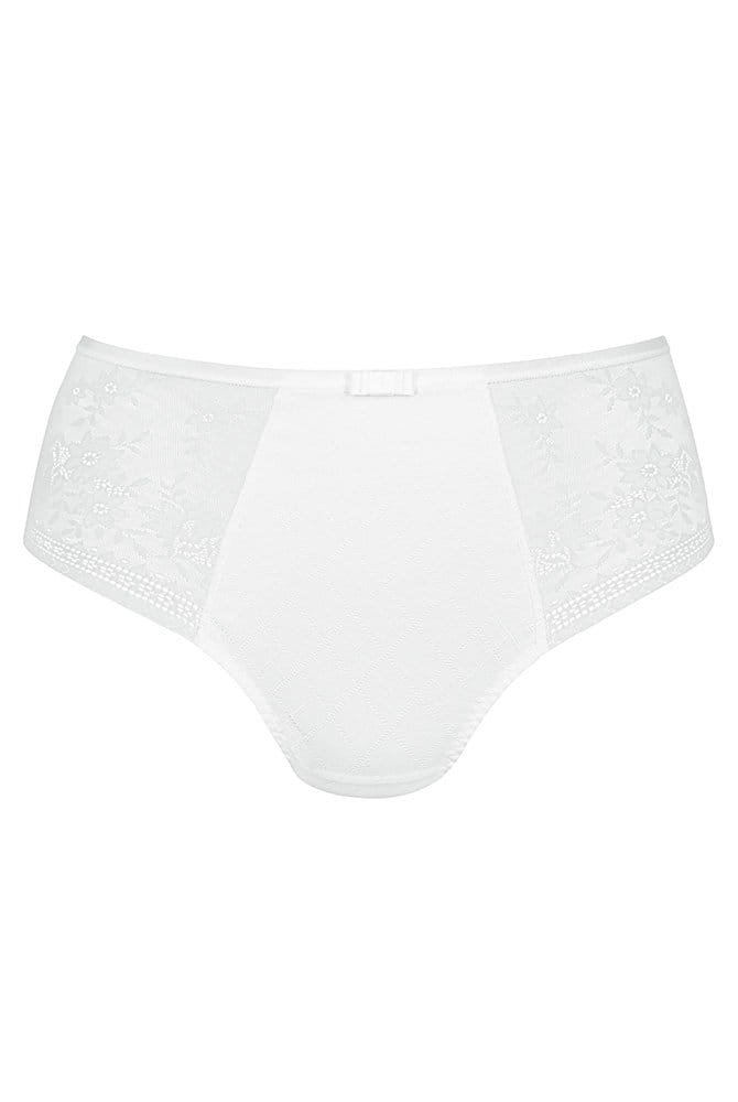 Rosa Faia Taillenslip+ Rosemary 1385 weiß - Vorderansicht