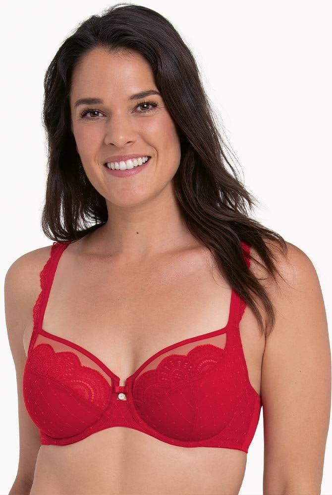 ROSA FAIA Bügel-BH Selma 5634 rot - Vorderansicht