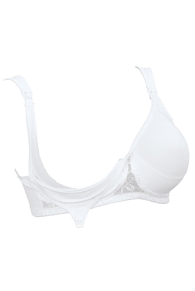 Anita Maternity Still-BH Basic 5062 weiß mit Clips zum Öffnen der Cups