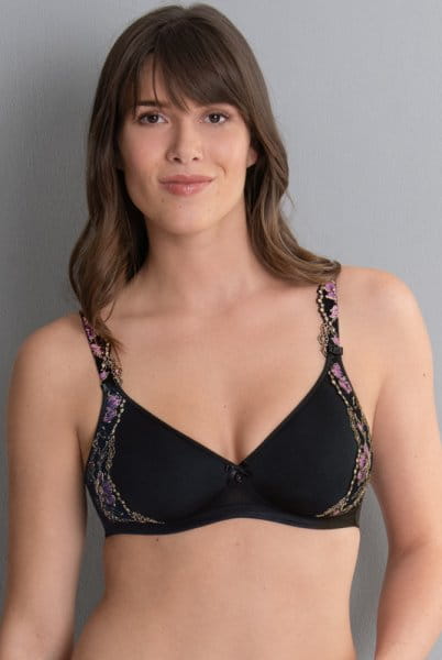 Rosa Faia Soft-BH Colette 5250 schwarz - Vorderansicht