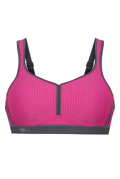 Anita Active Sport-BH performance 5566 pink/anthrazit - Vorderansicht