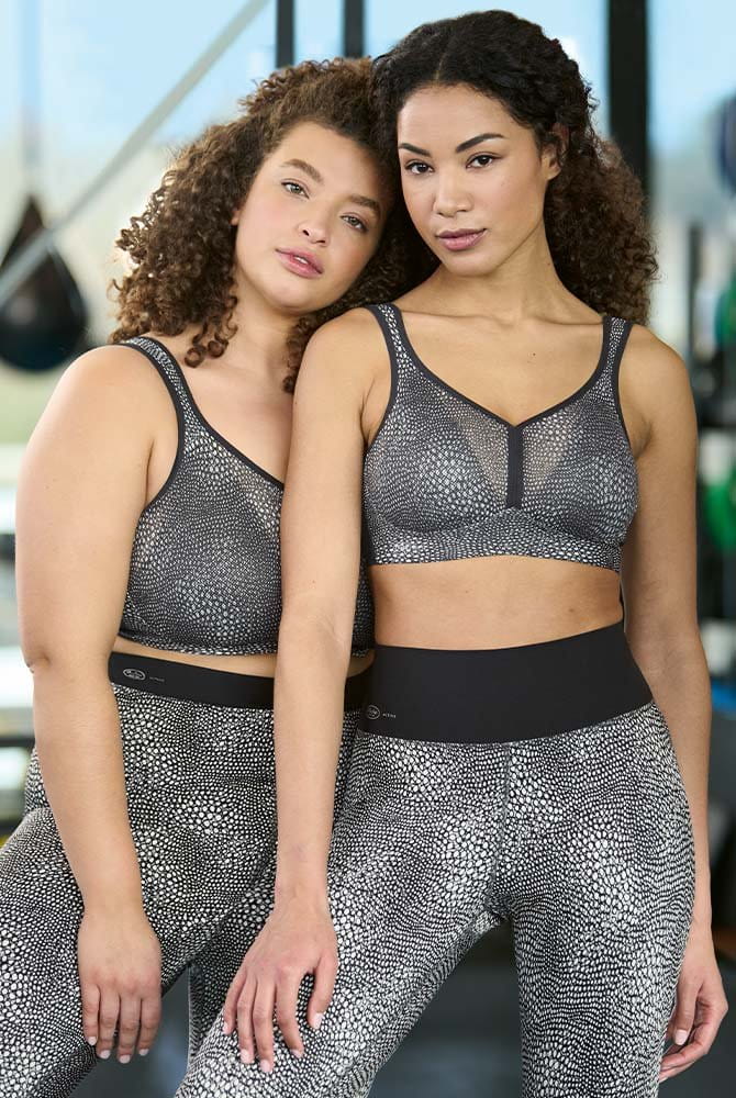 Anita active Sport-BH Air Control 5544 bubble grey mit Sport Tights Leggings (separat erhältlich)