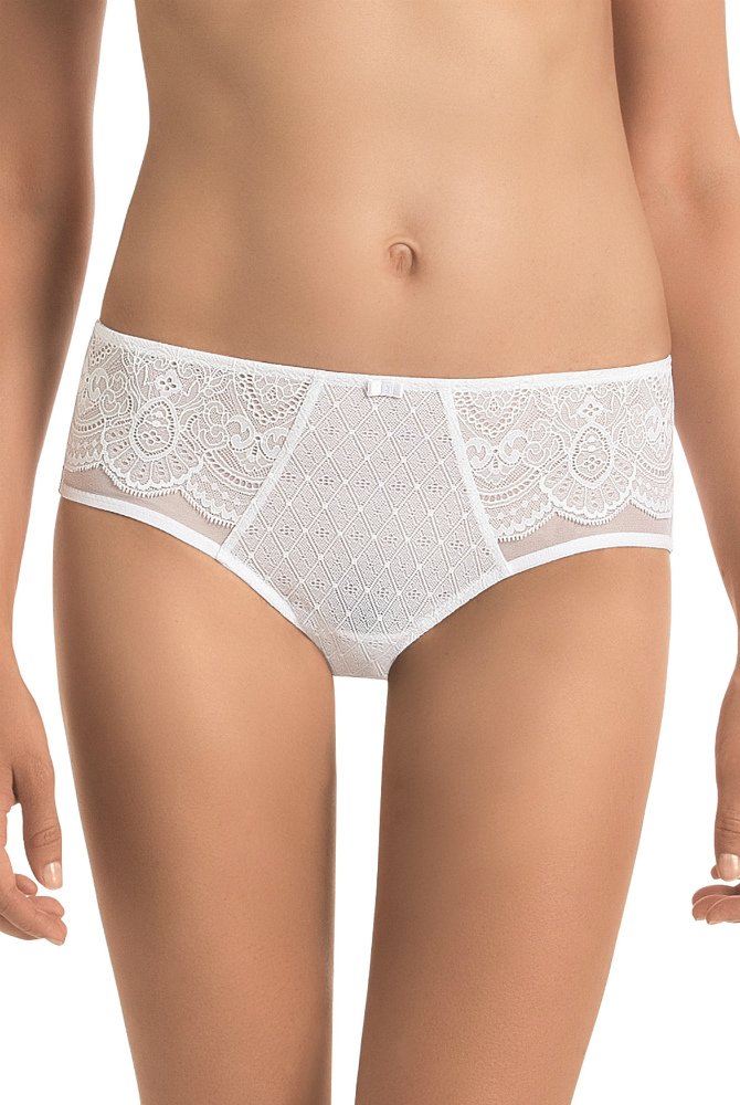 Rosa Faia Taillenslip Selma 1336 weiß - Vorderansicht