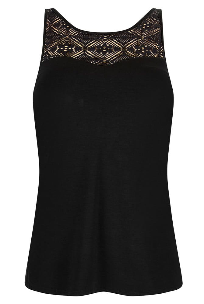 AMOENA Prothesen-Top Summer 44924 schwarz - Vorderansicht