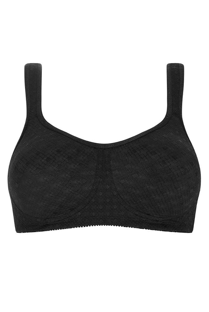 Amoena Prothesen-BH Tiana 44890 schwarz - Vorderansicht
