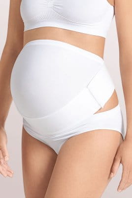 Anita Maternity BabyBelt Schwangerschafts-Gurt 1708 weiß - Vorderansicht