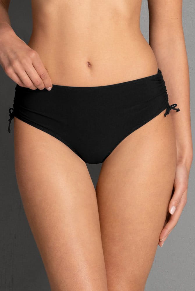 Rosa Faia Bikini-Hose Ive Bottom 8703-0 in schwarz in der Vorderansicht