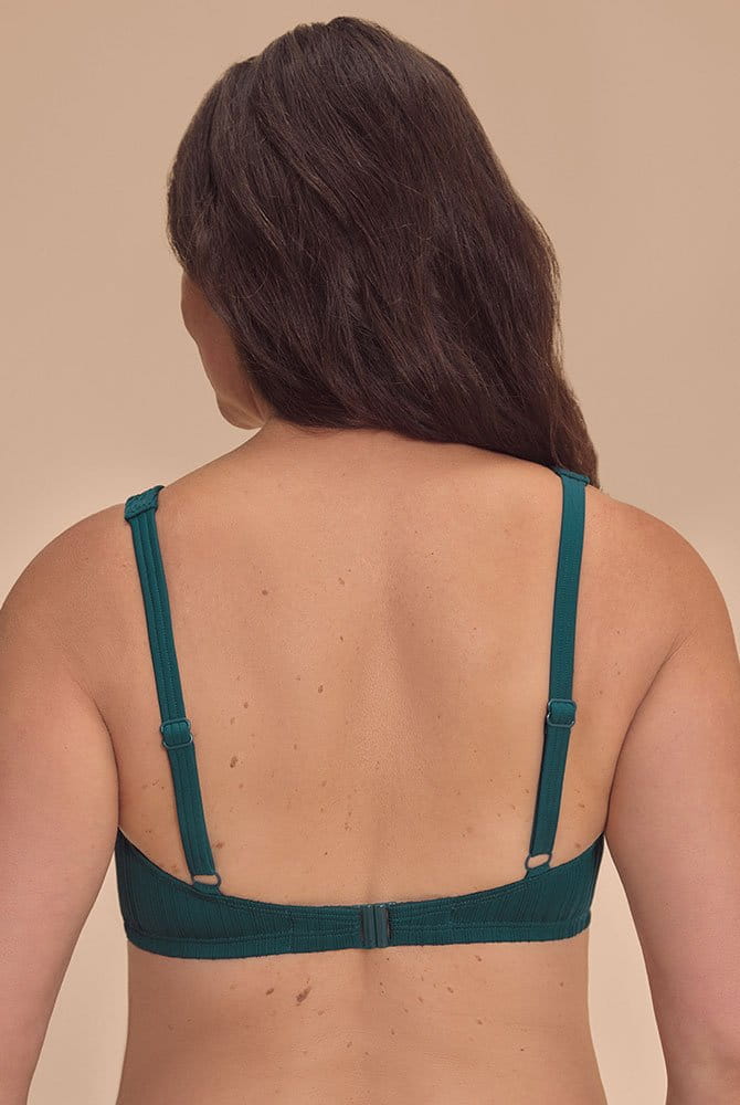 Amoena Prothesen-Bikini-Top Treviso SB 71806 tiefer smaragd - Rückansicht