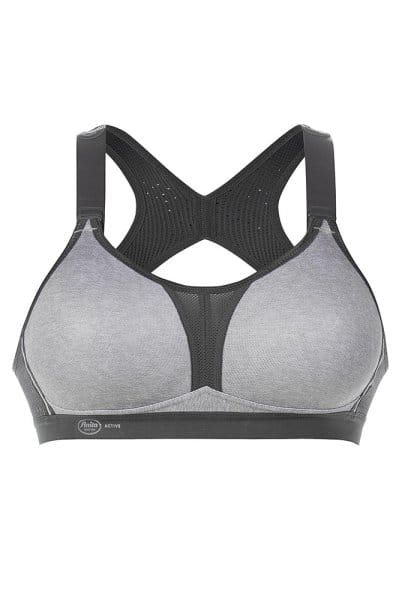 Anita Active Sport-BH-Dynamix Star 5537 heather grey - Vorderansicht