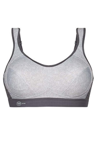 Anita active Sport-BH extreme control 5527 heather grey - Vorderansicht
