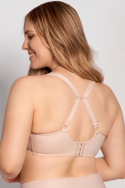 Ulla Bügel-BH Liv 2623 sparkling rose - Rückansicht mit verbundenen Trägern