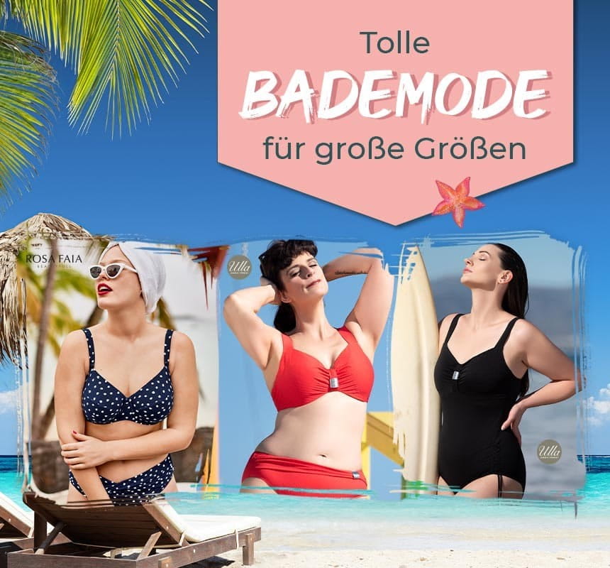 Tolle Bademode für große Größen