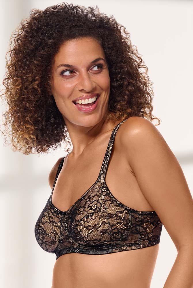 AMOENA Prothesen-BH Camilla SB 44871 schwarz - Seitenansicht
