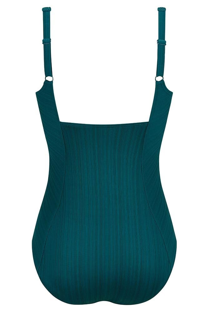 Amoena Prothesen-Badeanzug Treviso OP 71804 tiefer smaragd - Rückansicht