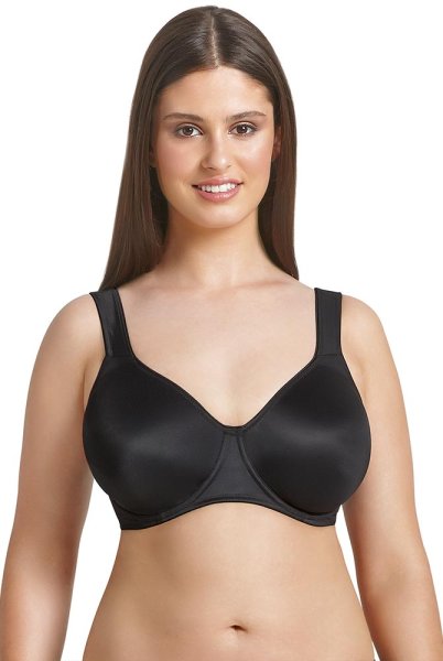 ROSA FAIA Bügel-BH Twin 5490 schwarz in der Vorderansicht