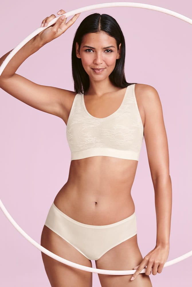 Anita Care Prothesen-Bralette Essential Lace 4700X crystal mit Slip Essential