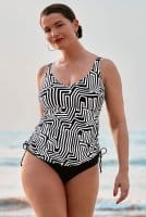 ROSA FAIA Tankini-Oberteil Malaika 8854-1 schwarz