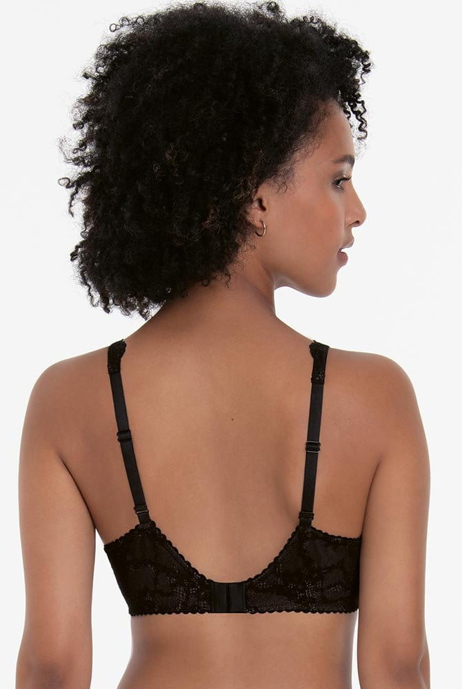Rosa Faia Bügel-BH Bobette 5291 schwarz - Rückansicht