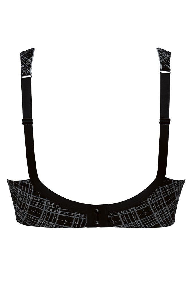 ROSA FAIA Bügel-BH Twin Art gemoldet 5246 black grey - Rückansicht