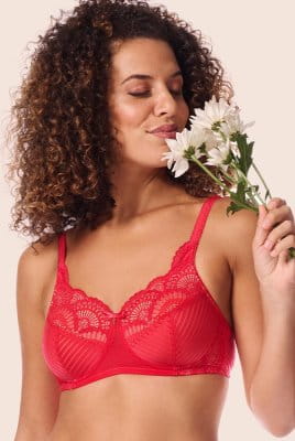 Amoena Prothesen-BH Karolina SBP 45085 hot pink - Vorderansicht