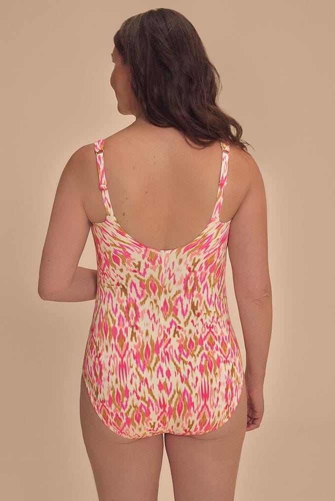 Amoena Prothesen-Badeanzug Istria HB 71809 grapefruit/bunt - Rückansicht