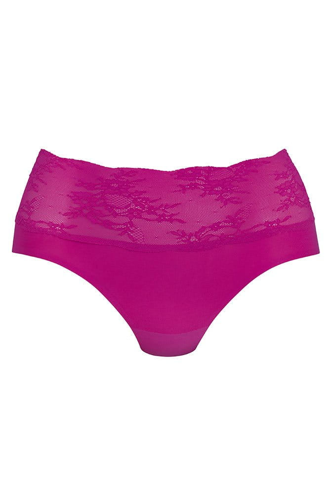 Anita Essential Lace High Waist Slip 1304 in candy pink - Vorderansicht