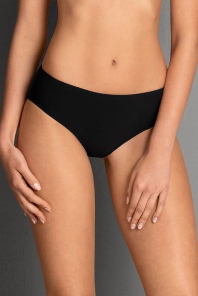 Anita Bikini-Hose Comfort Bottom 8709 schwarz in der Vorderansicht