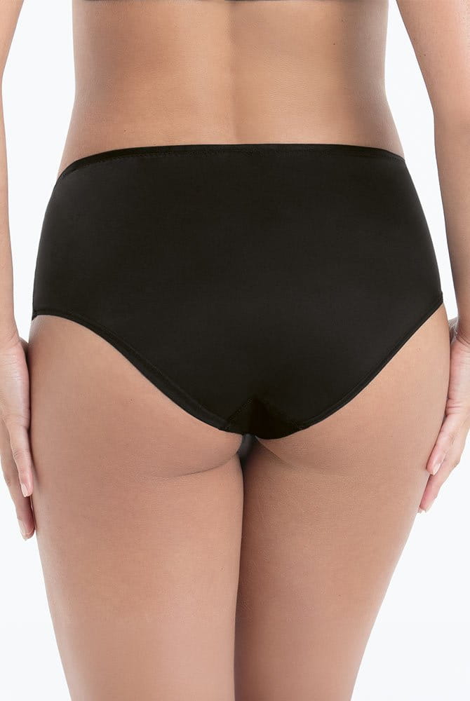 Rosa Faia Taillenslip Suzette 1953 schwarz - Rückansicht
