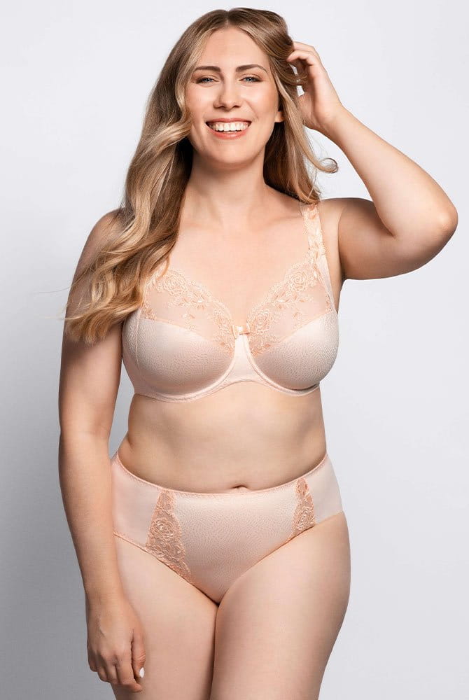 Ulla Slip Ella 3632 peach mit Bügel-BH (separat erhältlich)