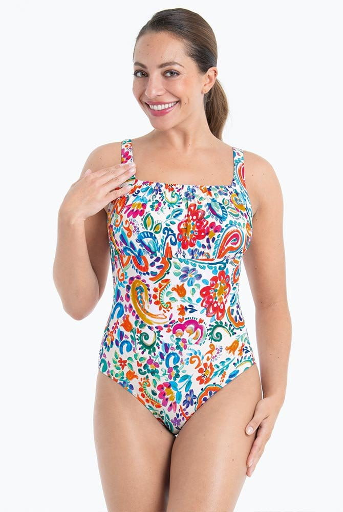 Anita Care Prothesen-Badeanzug Calvià Treasure Diving 6277 multi colour - Vorderansicht