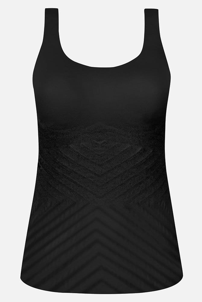 Amoena CuraLymph Prothesen-Top Linda 45138 schwarz - Vorderansicht