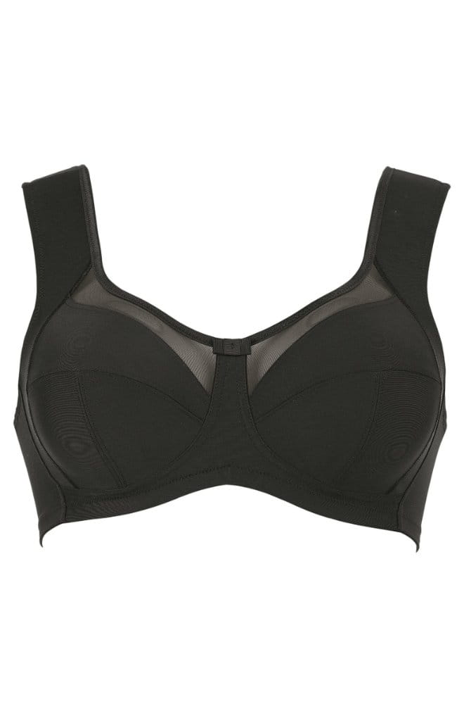 Anita since 1886 Entlastungs-BH Clara 5860 in schwarz in der Vorderansicht
