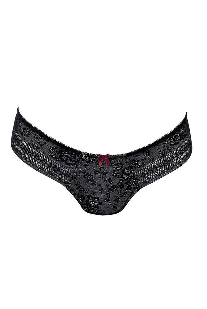 Anita-String-Fleur-schwarz