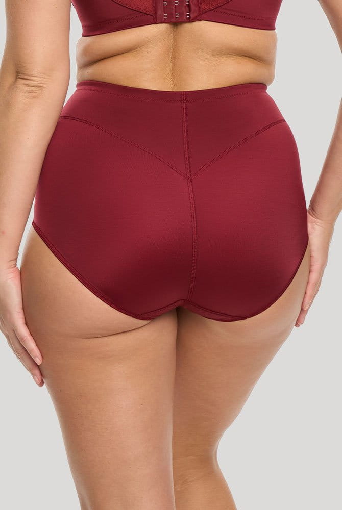SUSA Miederhose Cremona 5233 dark red - Rückansicht