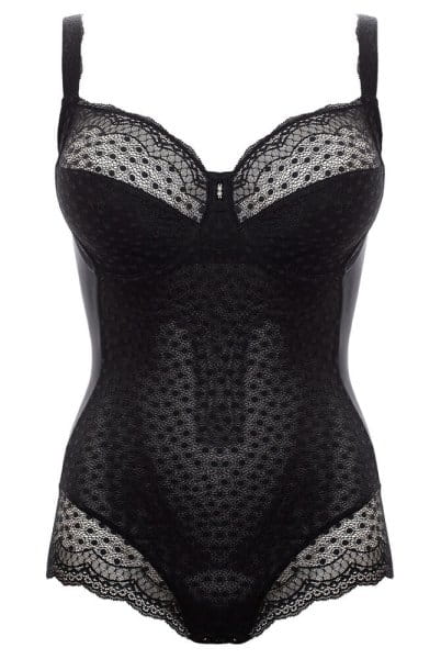 ULLA Bügel Body Josy 6773 in schwarz in der Vorderansicht