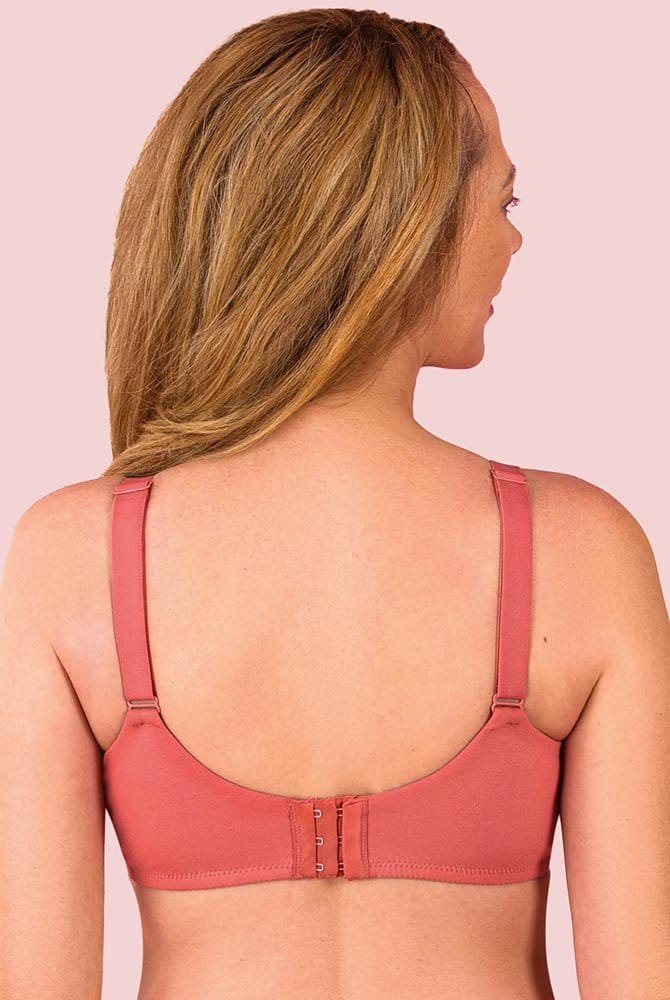 ABC Prothesen-BH Classic Cotton 122 terracotta - Rückansicht
