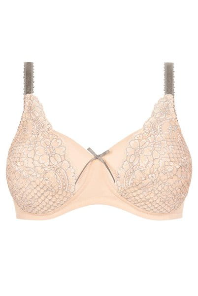 Amoena Prothesen-BH Alina SBP 44850 hell rose/grau - Vorderansicht