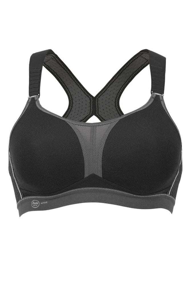 Anita Sport-BH-Dynamix Star 5537 schwarz/anthrazit Vorderansicht