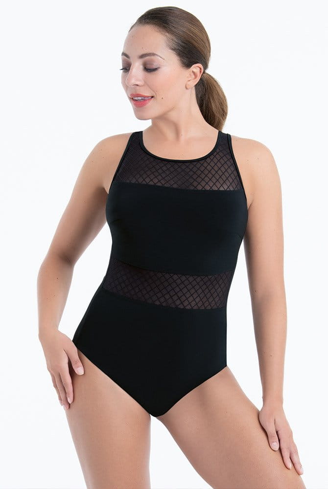 Anita Care Prothesen-Badeanzug Vera Tropical Opulence 6250 schwarz - Vorderansicht