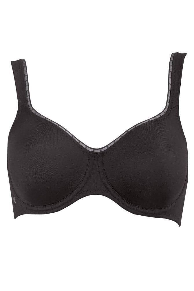 ROSA FAIA Bügel-BH Twin Firm 5694 schwarz in der Vorderansicht