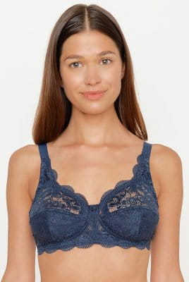 Susa BH Latina ohne Bügel 7814 marine - Vorderansicht