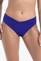 Rosa Faia Bikinihose Valerie Bottom Shiny Basics 8754-0 blue violet - Vorderansicht