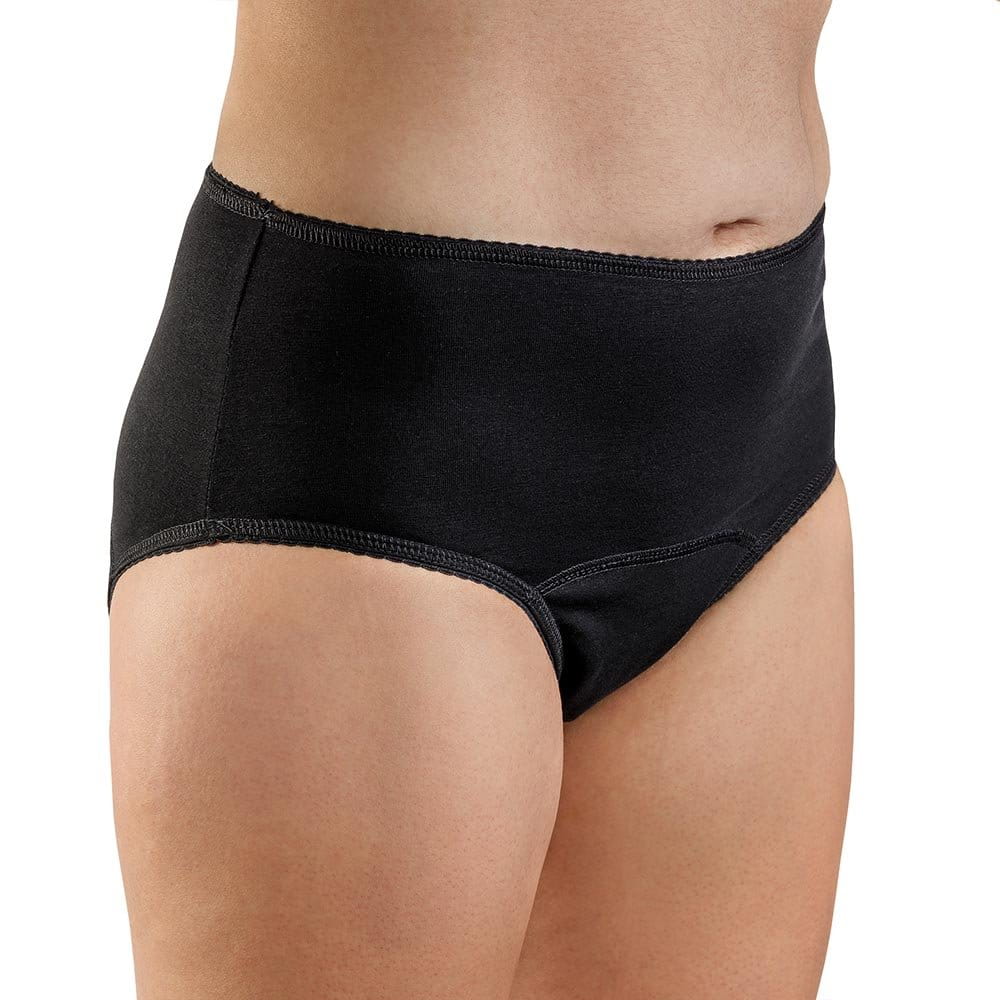 Suprima bodyguard new life Hüftslip bei Inkontinenz 1296 schwarz - seitliche Vorderansicht